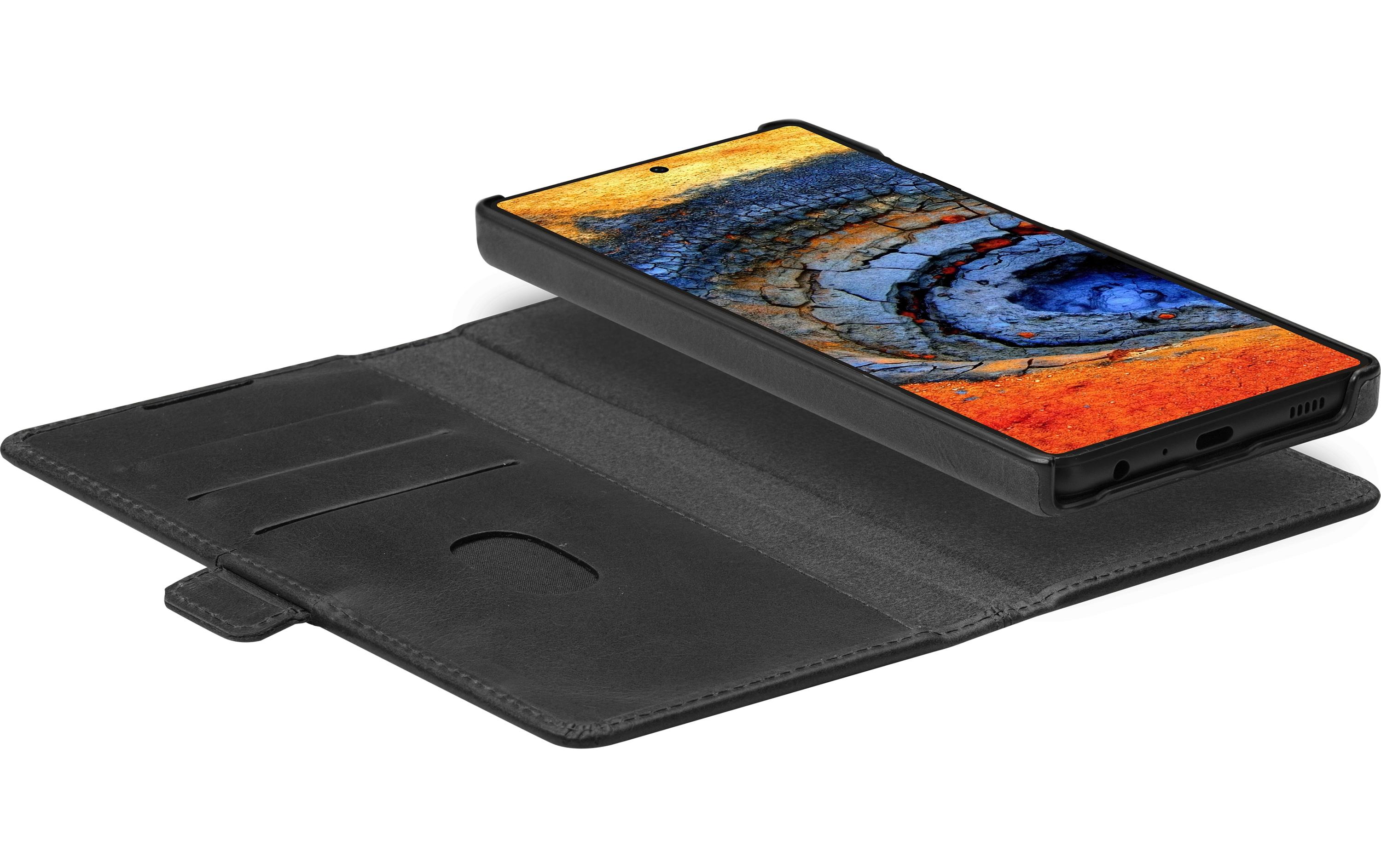 Book Cover Lynge Galaxy S25 Ultra SchwarzSchutzhülle für das Samsung Galaxy S25 Ultra