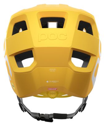 Casque Poc Kortal Race Mips Aventurine Jaune Mat