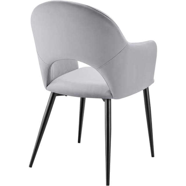 Stol Sachel, velour, polstret, 120 kg