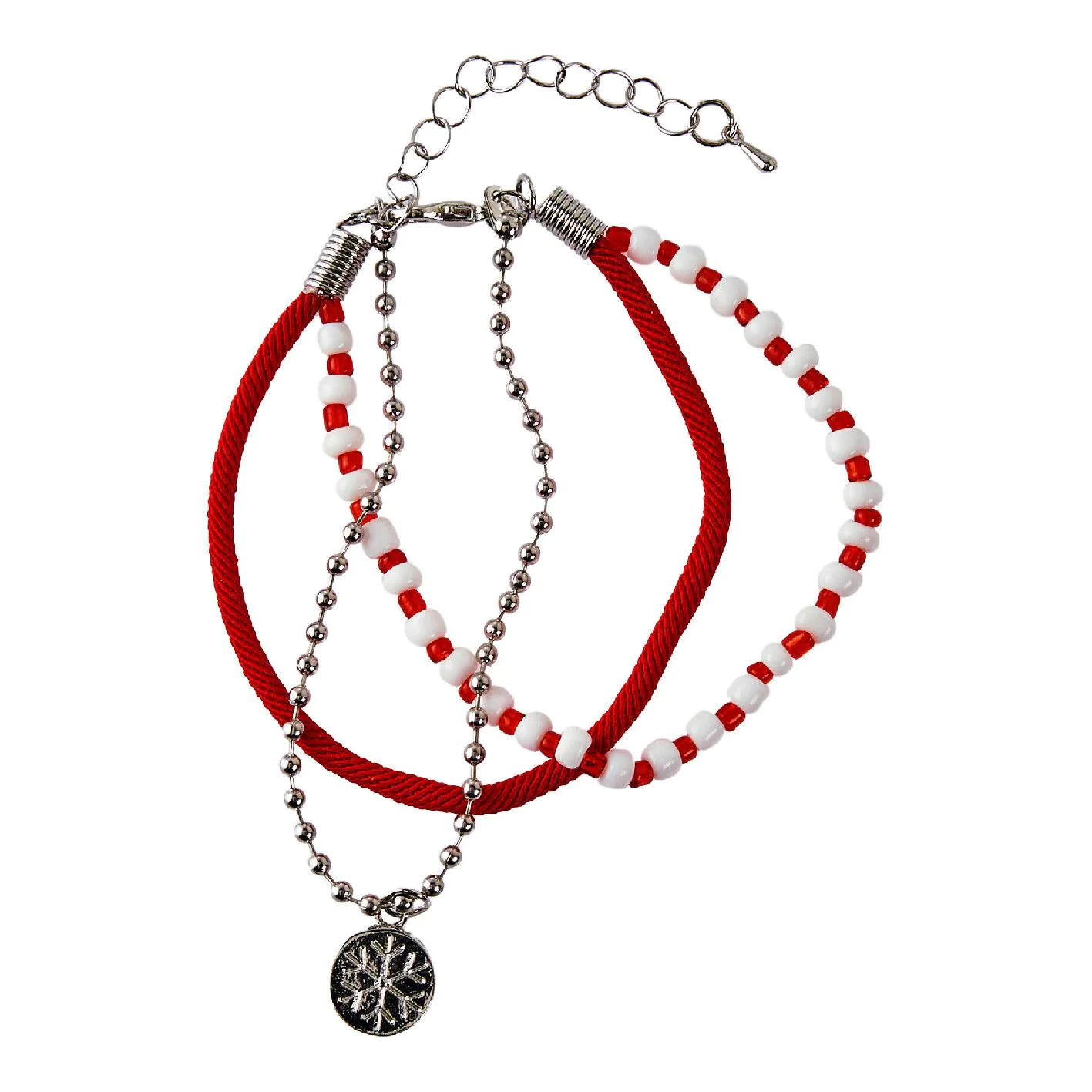 Armband Weihnachten,Schneeflocke, silber