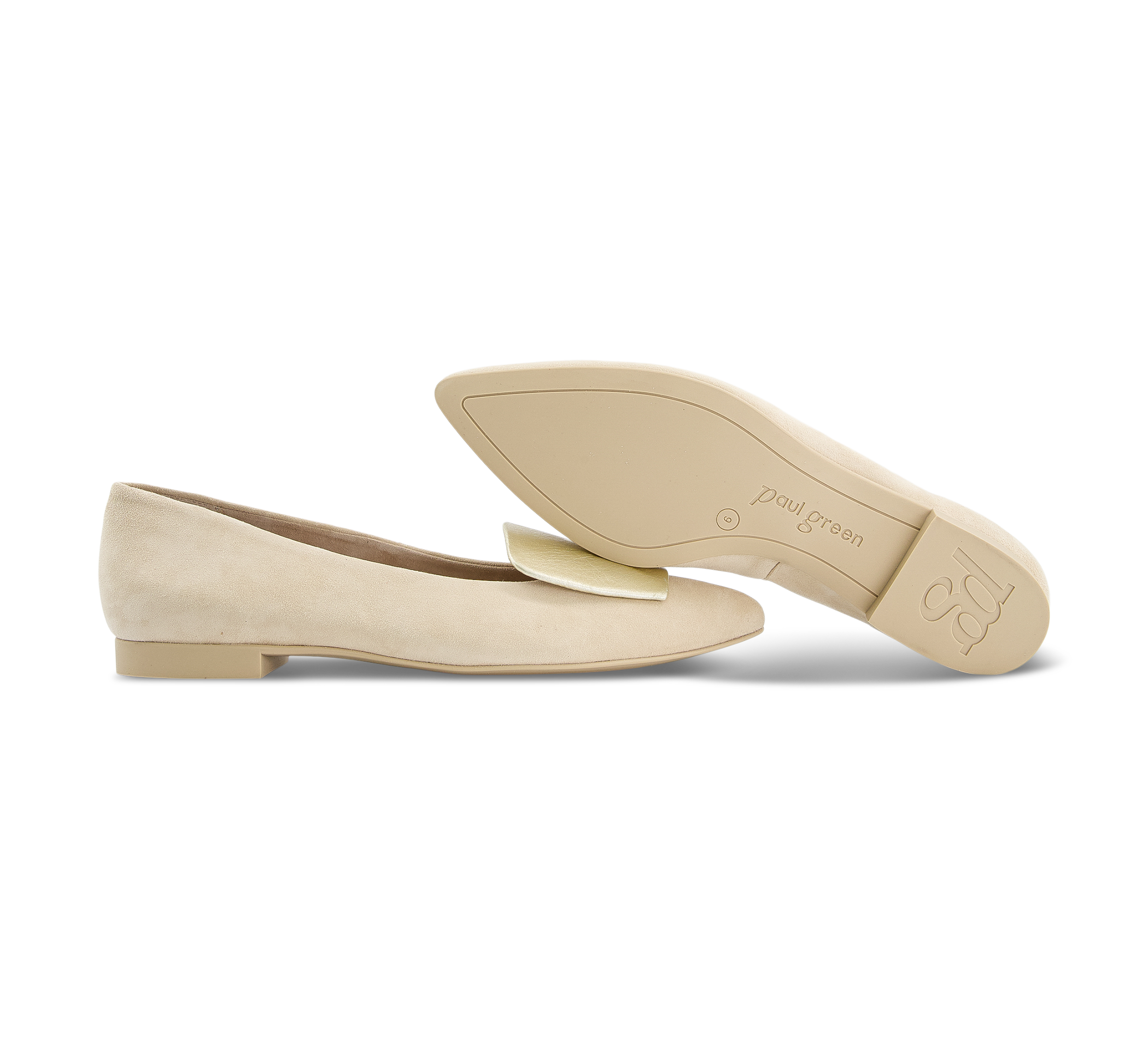 Paul Green 3792 - Ballerinas beige/taupe