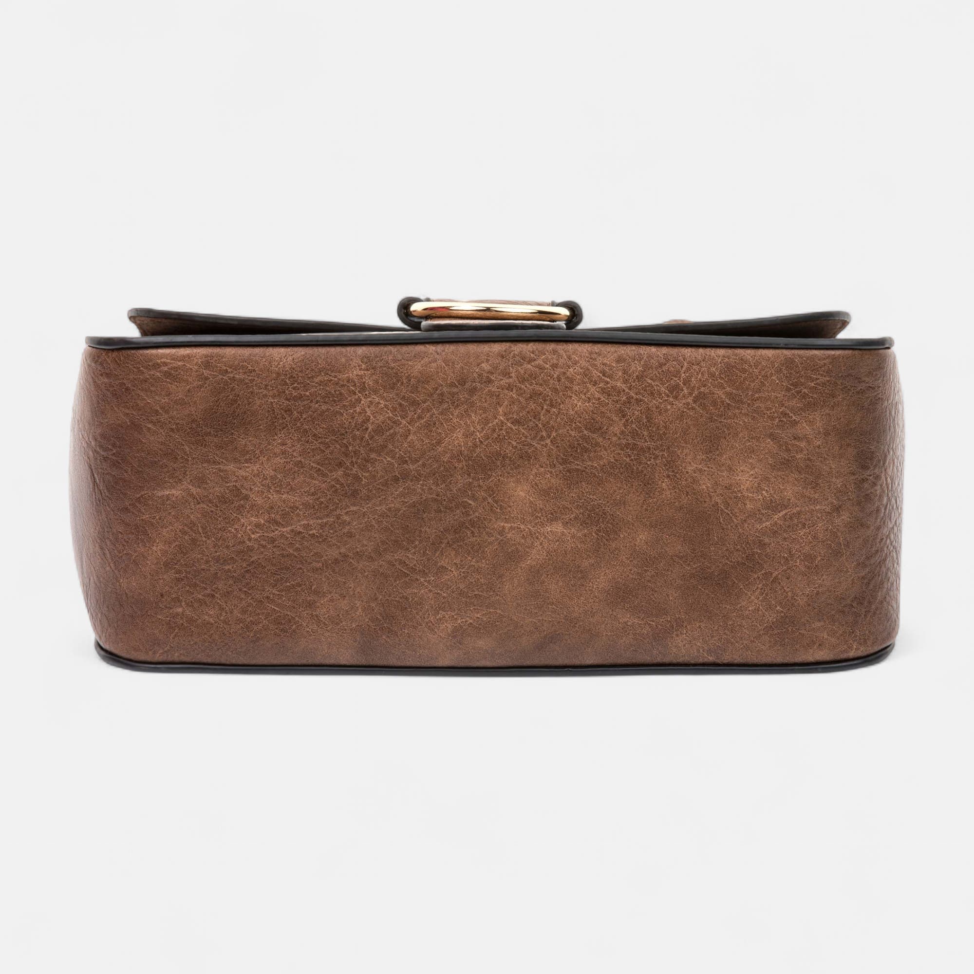 Sac bandoulière marron
