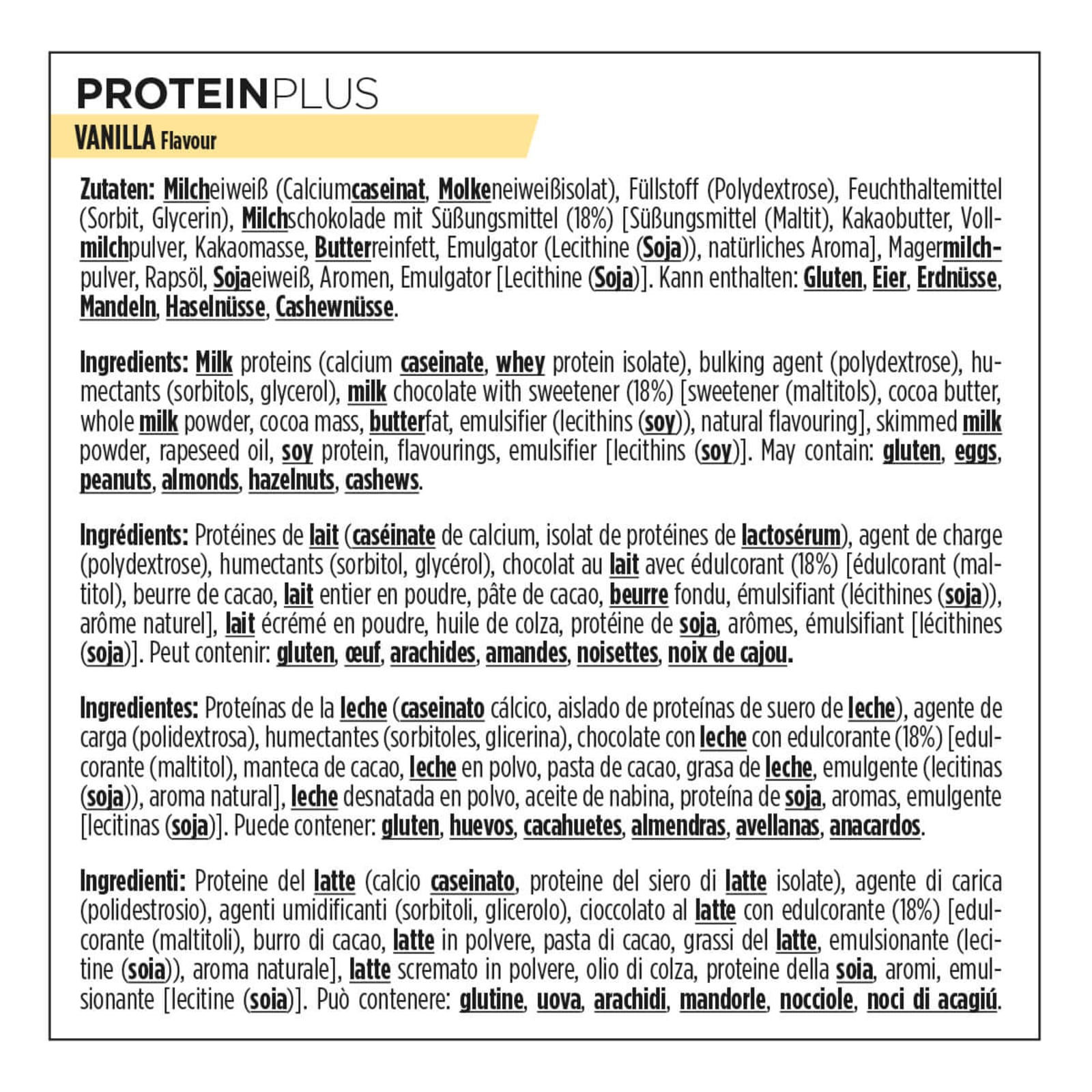 Protein+ Low in Sugars (16x35g)