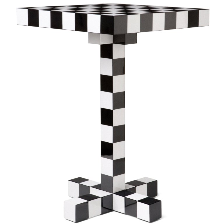 Moooi Chess Table bijzettafel zwart/wit