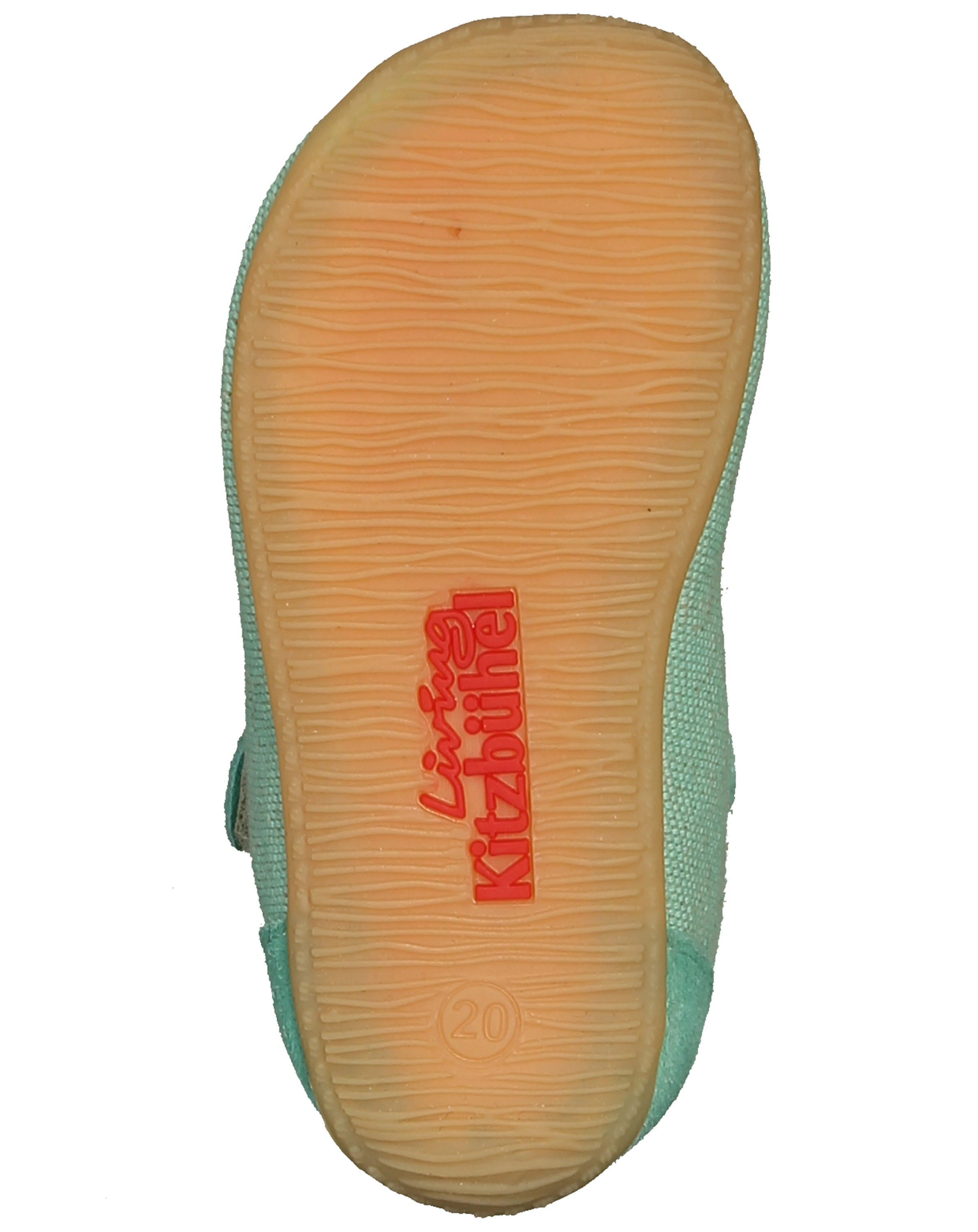 Klett-Spangenhausschuhe SCHMETTERLING in aqua sea