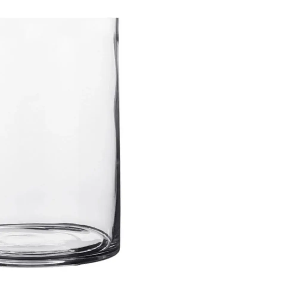 Mica Decorations Vaas - cilinder - glas - 9 x 15 cm - Bloemenvaas