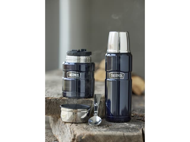 Thermos Stainless King Termoflaske 470 ml Mørkeblå