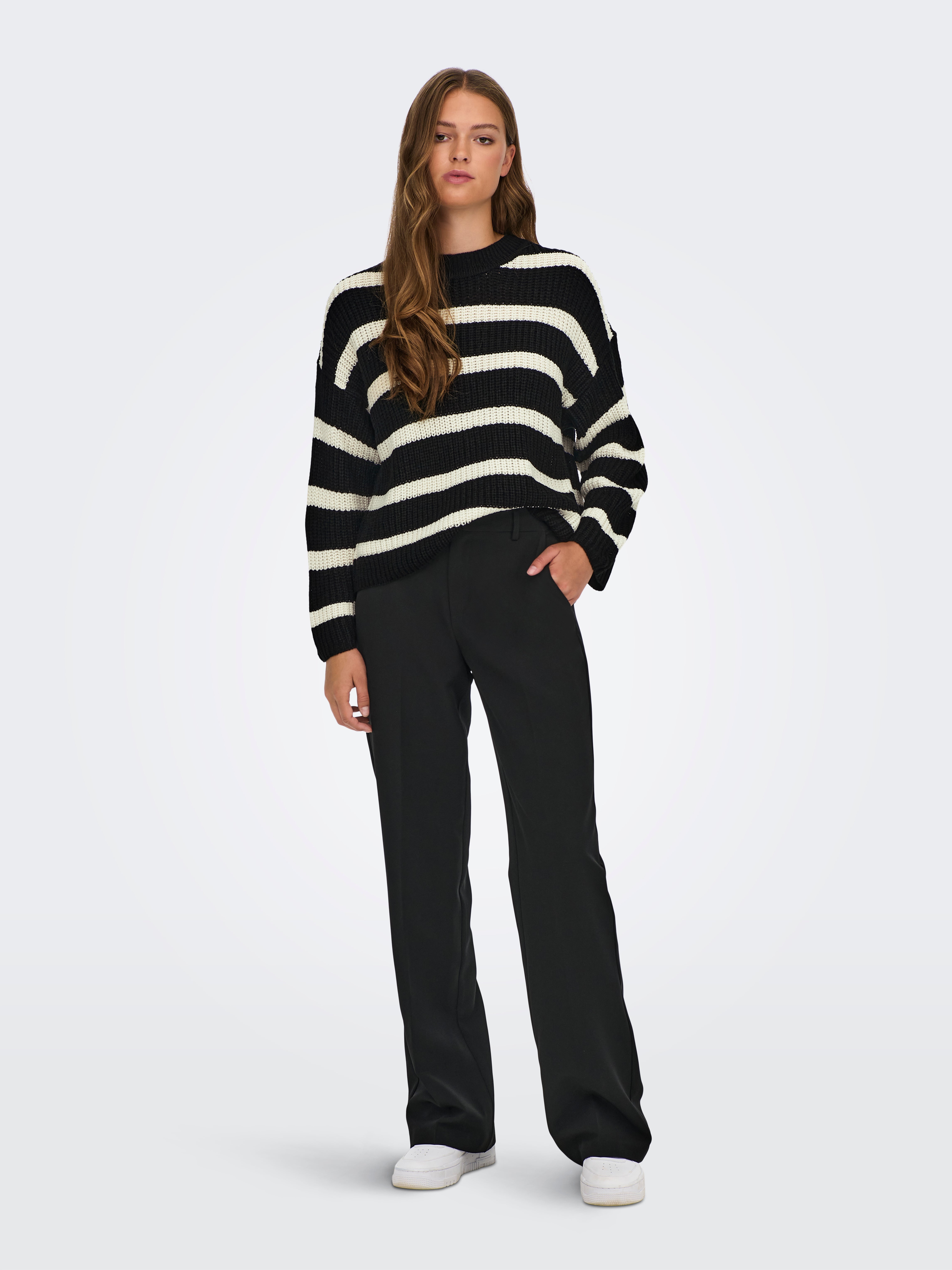 JDYJUSTY Strickpullover Black