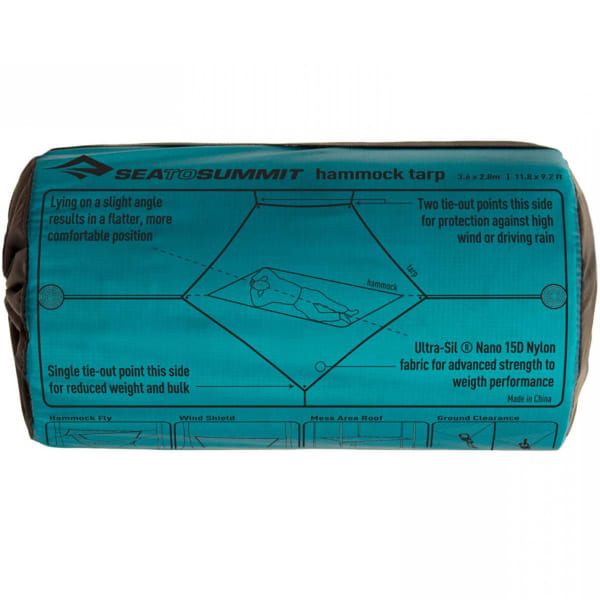 Tente bivouac SEA TO SUMMIT TARP HAMAC ULTRALIGHT 15D HAMMOCK BLUE