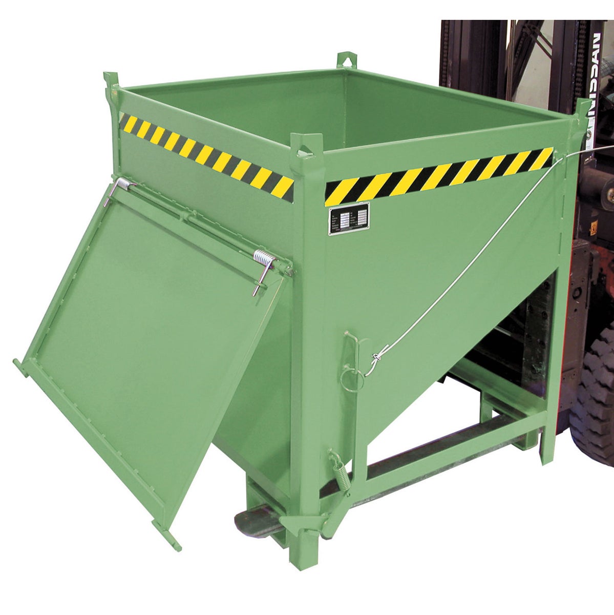 Bauer SGK 75 silocontainer, geverfd, resedagroen