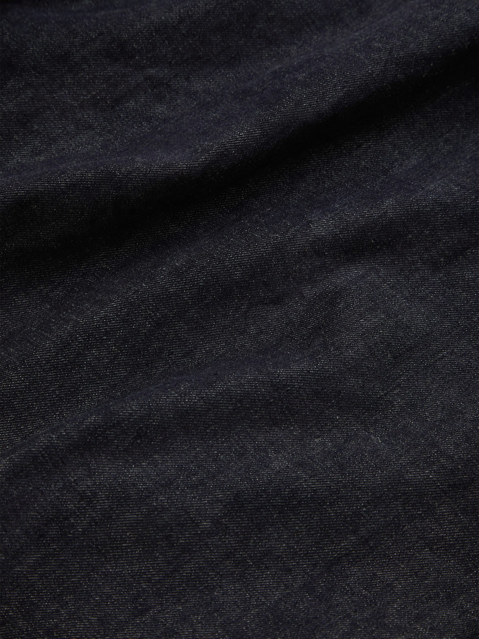 camisa utilitária de denim cru