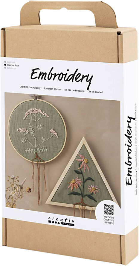 Creativ Company DIY Kit Broderi, Broderirammer