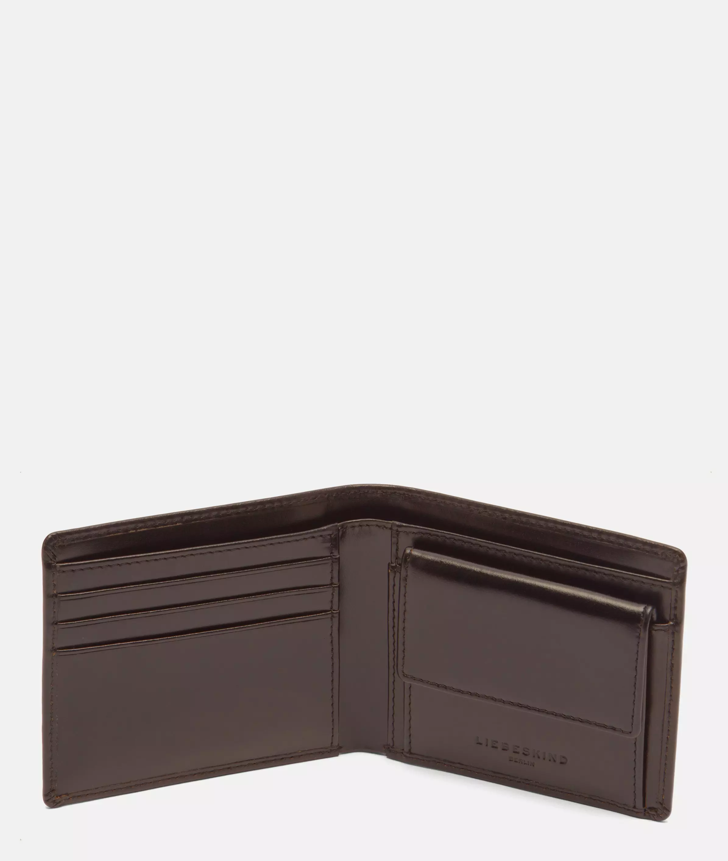 Wallet Spacious leather wallet with a vintage look