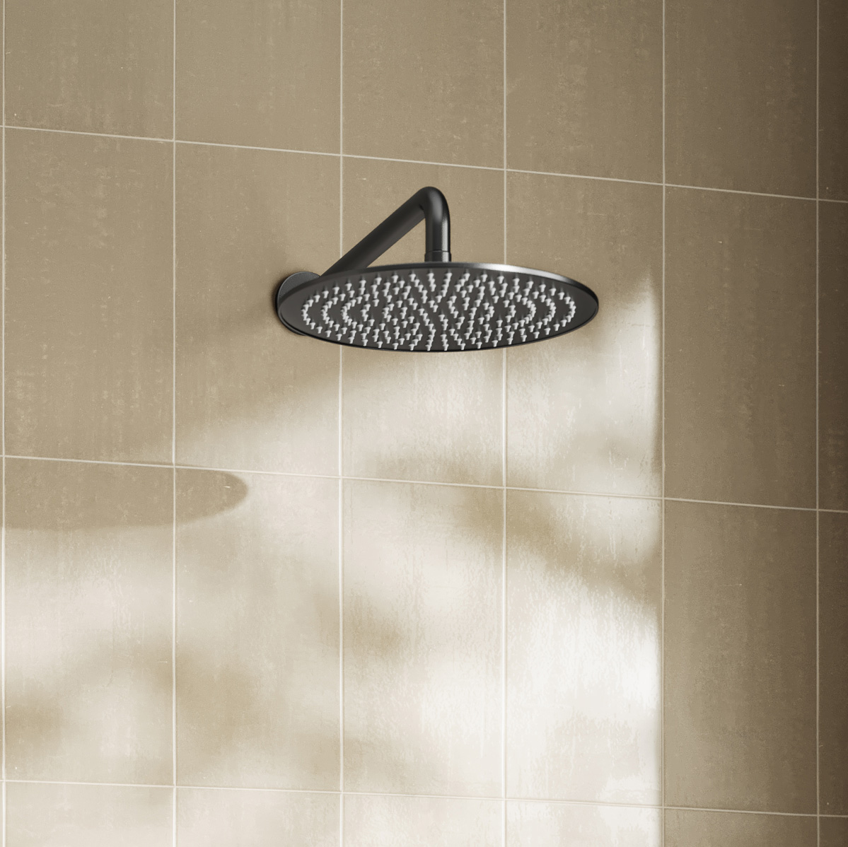 Saniclear Plus inbouw regendouche met 30cm hoofddouche en muurarm verouderd ijzer - gunmetal
