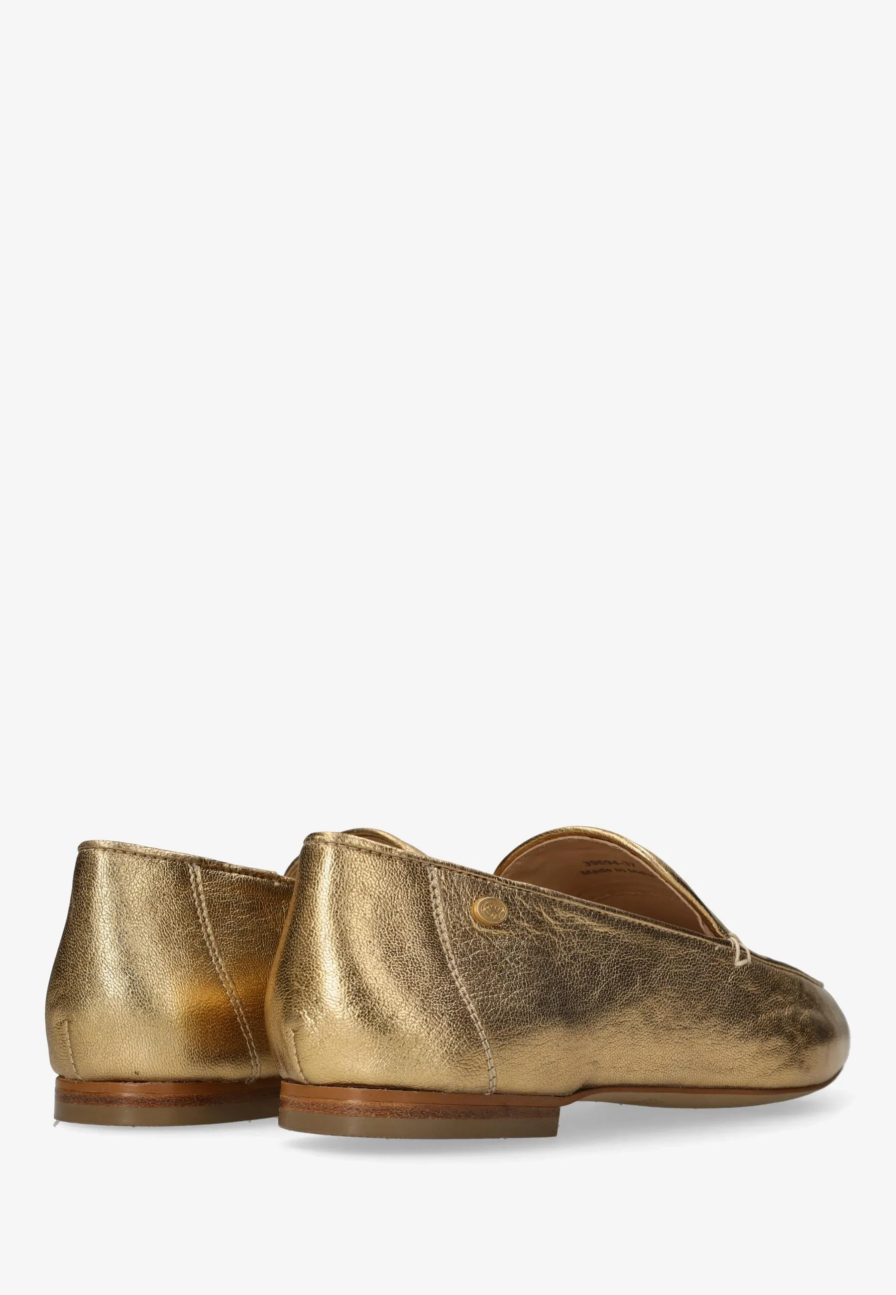 ELEXIS LOAFER metallic leather Gold