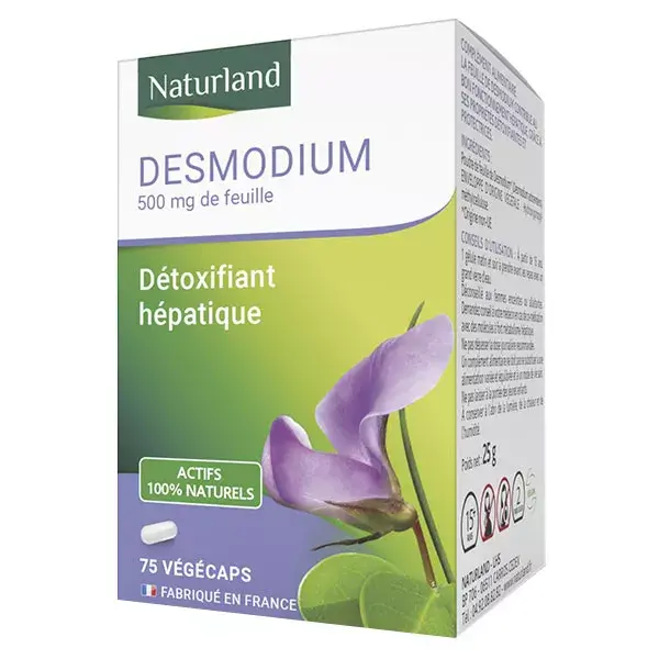Naturland Desmodium 75 cápsulas vegetais