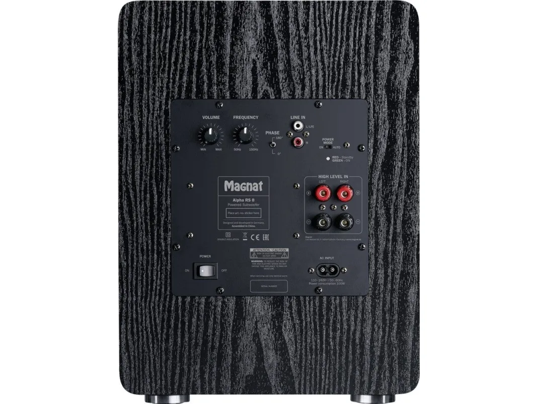 Magnat Alpha RS 8 - Subwoofer - 80 Watt - 8