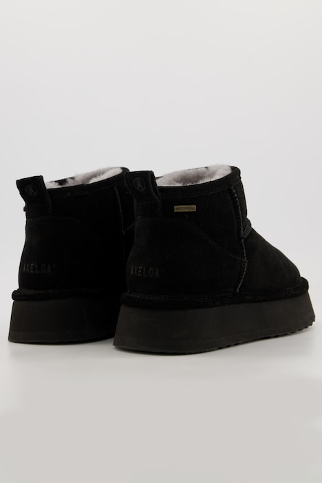 Axelda Lammfell-Boots, wasserabweisend, Weite H