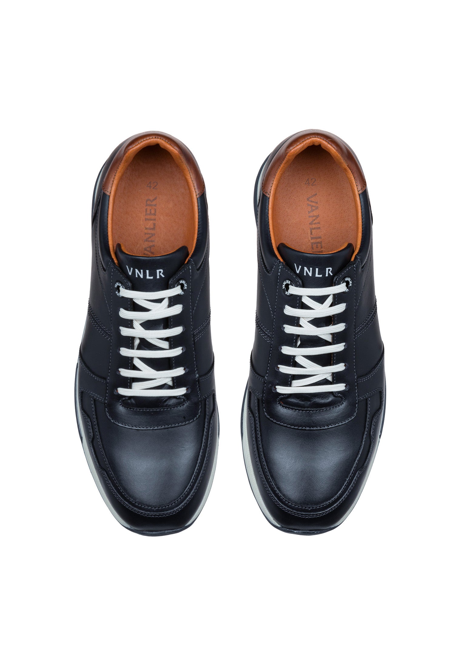 Donker Blauw gladleren Positano sneaker