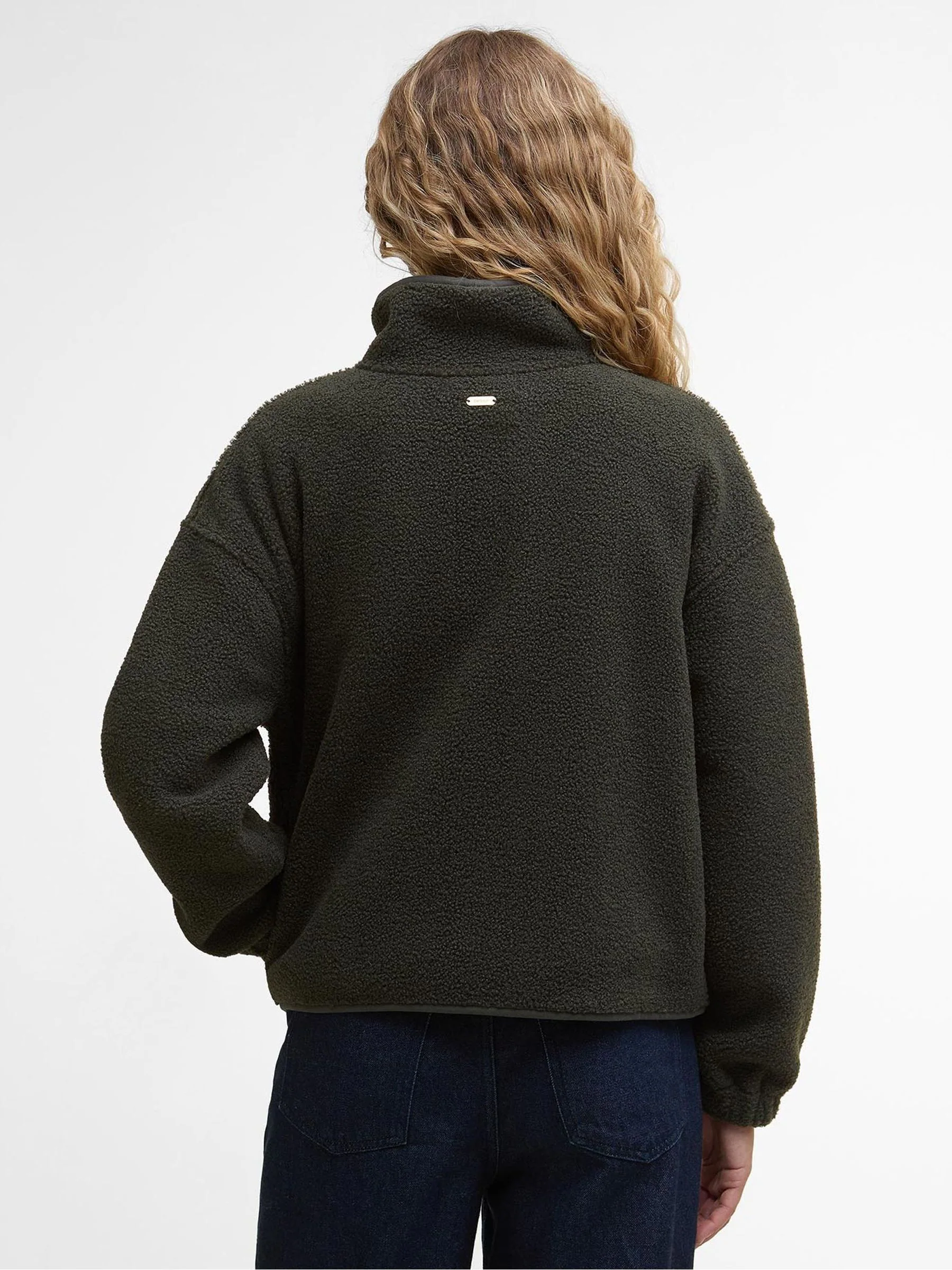 Olijfgroen - Barbour® Mabel fleece jack
