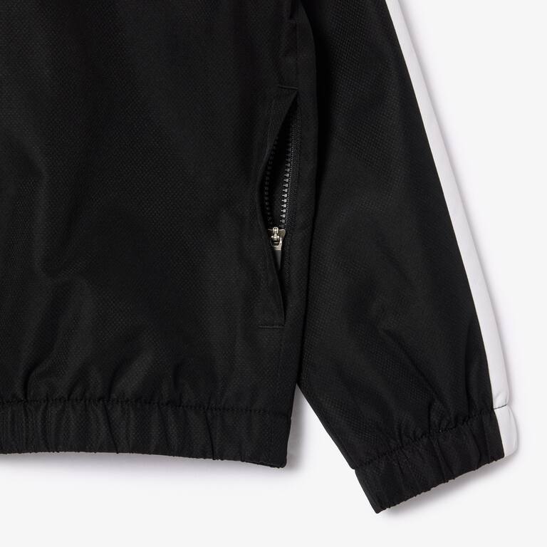 Ensemble de survêtement en taffetas Sportsuit Tennis Survetements - Noir - Lacoste - Garçon