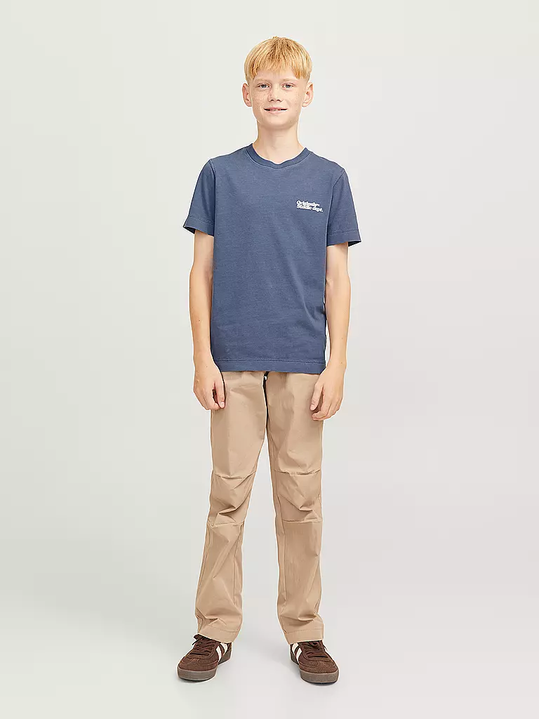 JACK & JONES Jungen T-Shirt  JORVERMONT blau