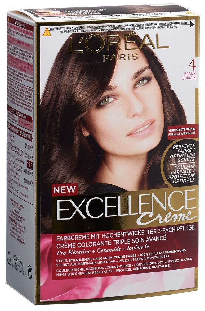 EXCELLENCE Creme Triple Protection Creme 4 braun 1 Stk