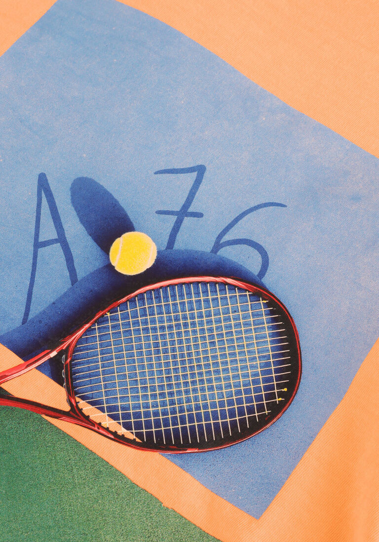 AO76 oranje ao76 t-shirt mat t-shirt tennis