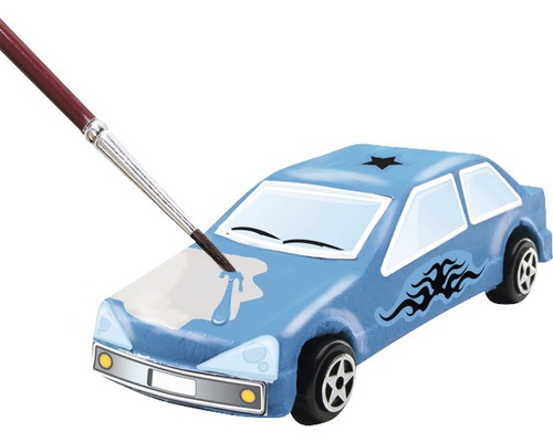 Creatieve set: Auto's gieten en schilderen