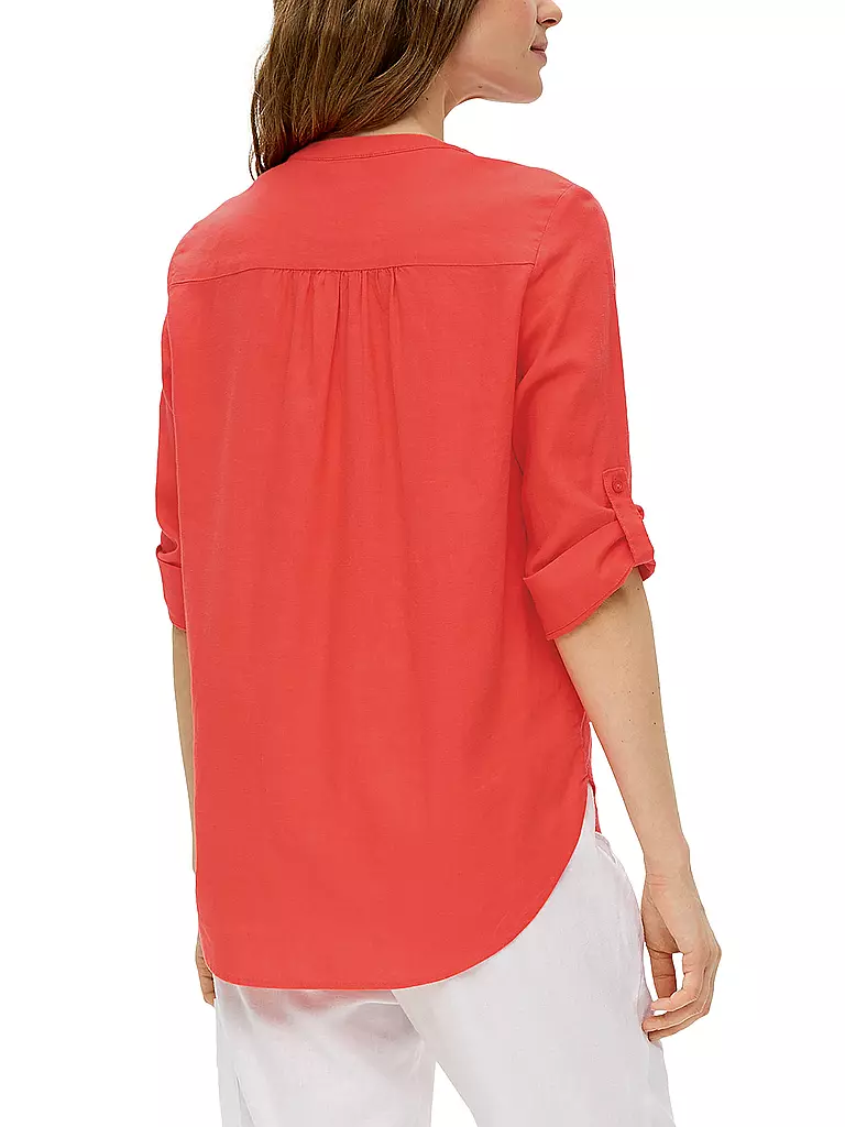 S.OLIVER Leinenbluse orange