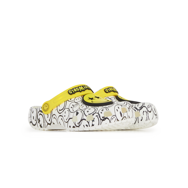 CROCS CLASSIC SMILEY WORLD CHARM CLOG