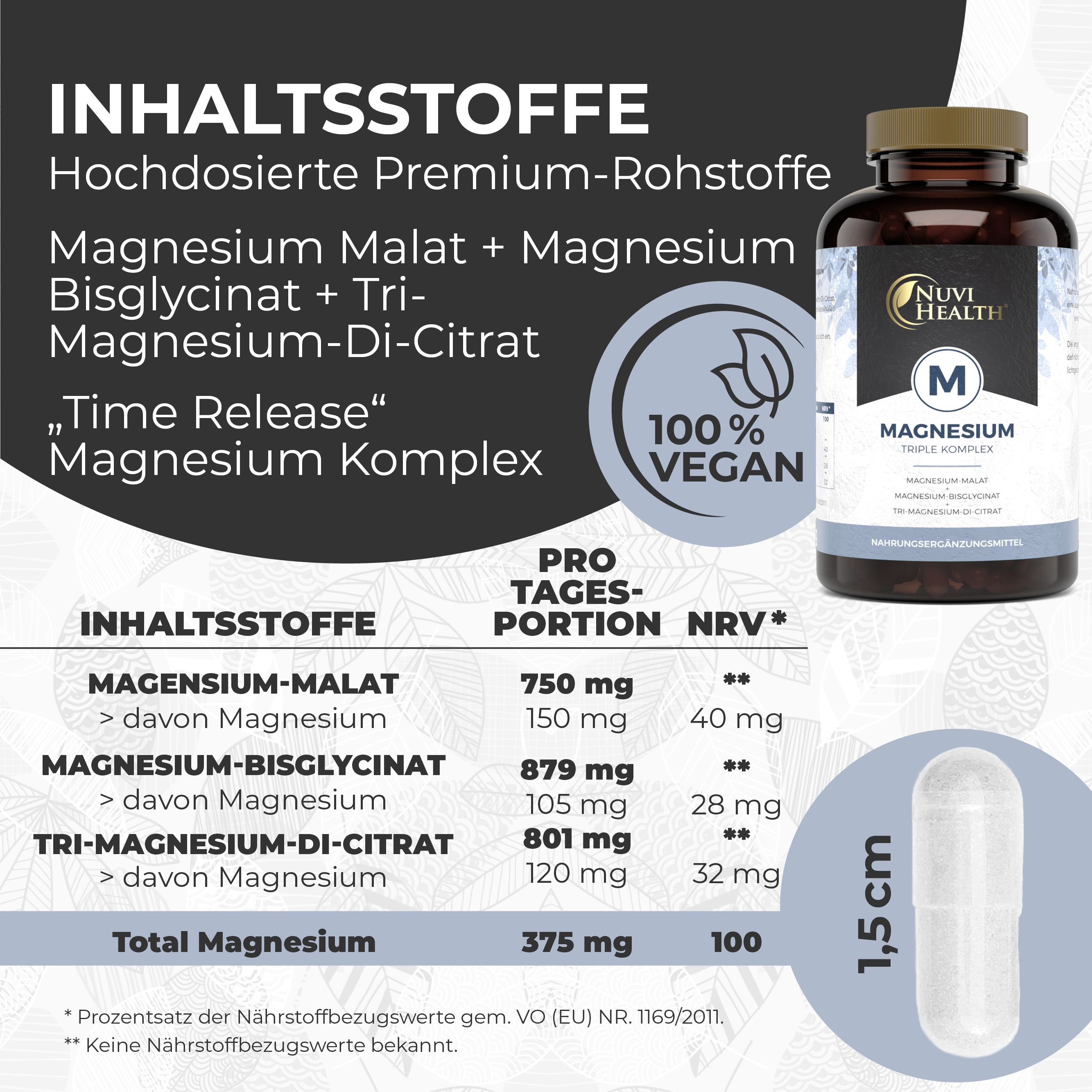 Nuvi Health Magnesium Komplex
