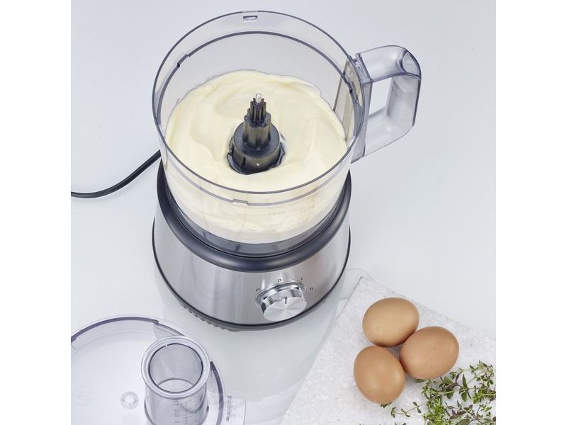 Severin Food Processor KM 3892 Schwarz/Silber Multifunktionale Küchenmaschine