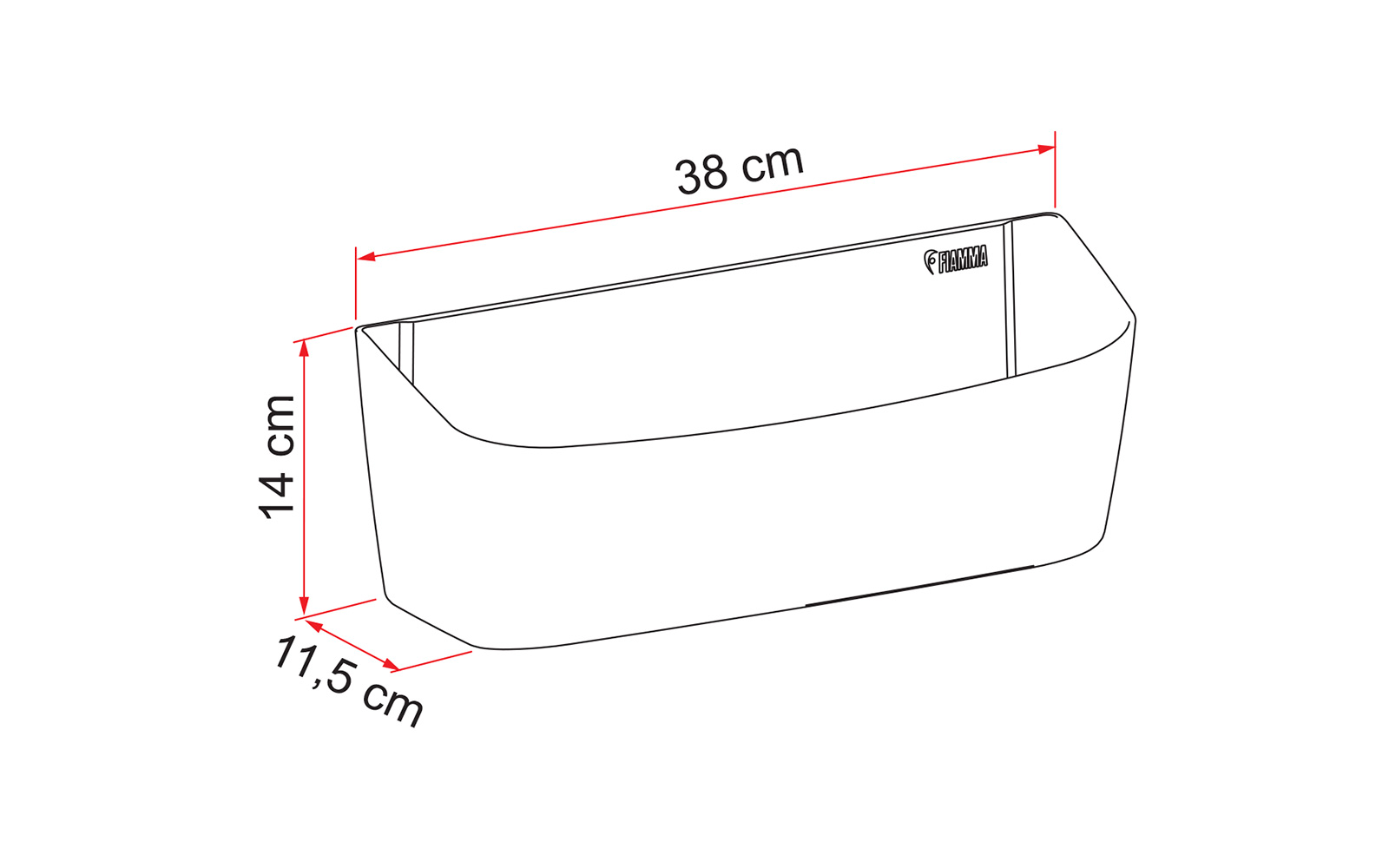 Fiamma Pocket Plus Multifunktionsbehälter M
