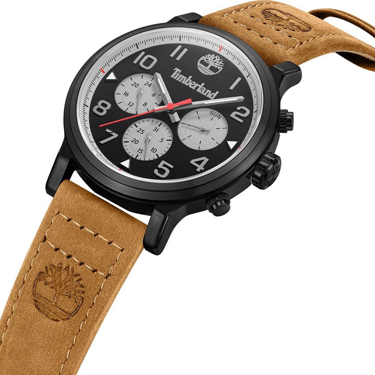 Montre Timberland Pancher cuir beige