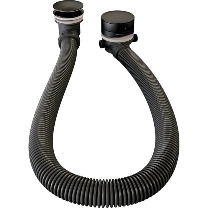 Brauer Black Edition badvulcombinatie zwart mat