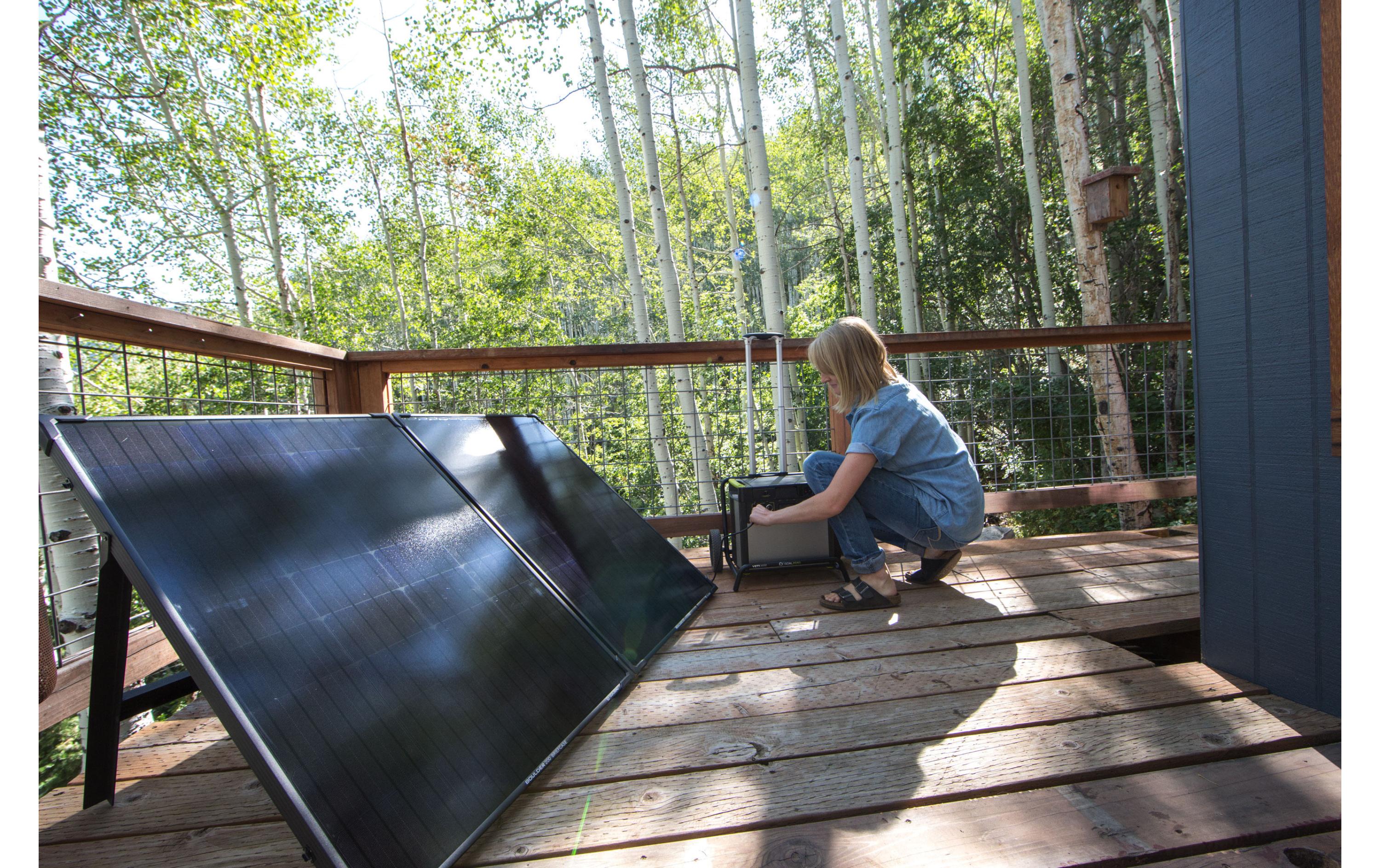 Solarpanel Boulder 200 Briefcase 200 W<br>Monokristallines 200 Watt Solarmodul