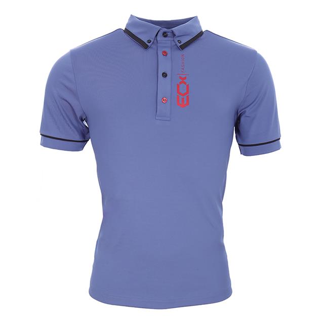 Polo ECx Letters Men Blauw
