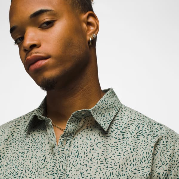 Chemise PRANA STIMMERSEES SHIRT JUNIPER GREEN SHARKSTONE