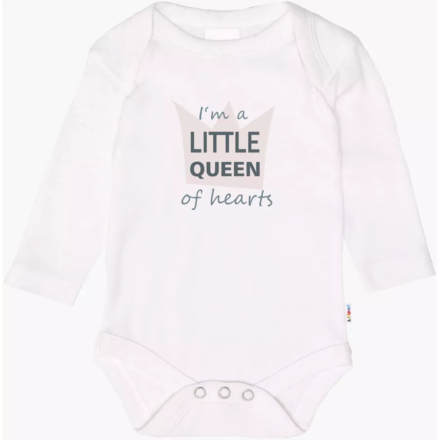 Liliput Langarmbody Little Queen weiß