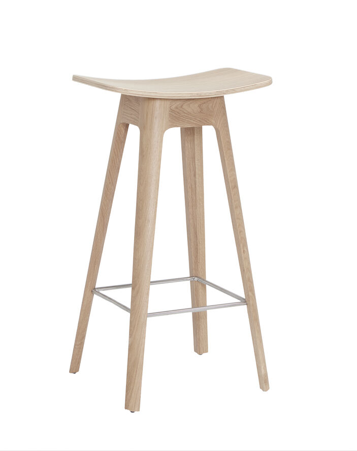Andersen - Furniture HC1 Oak white pigm. lacquer veneer seat Eg