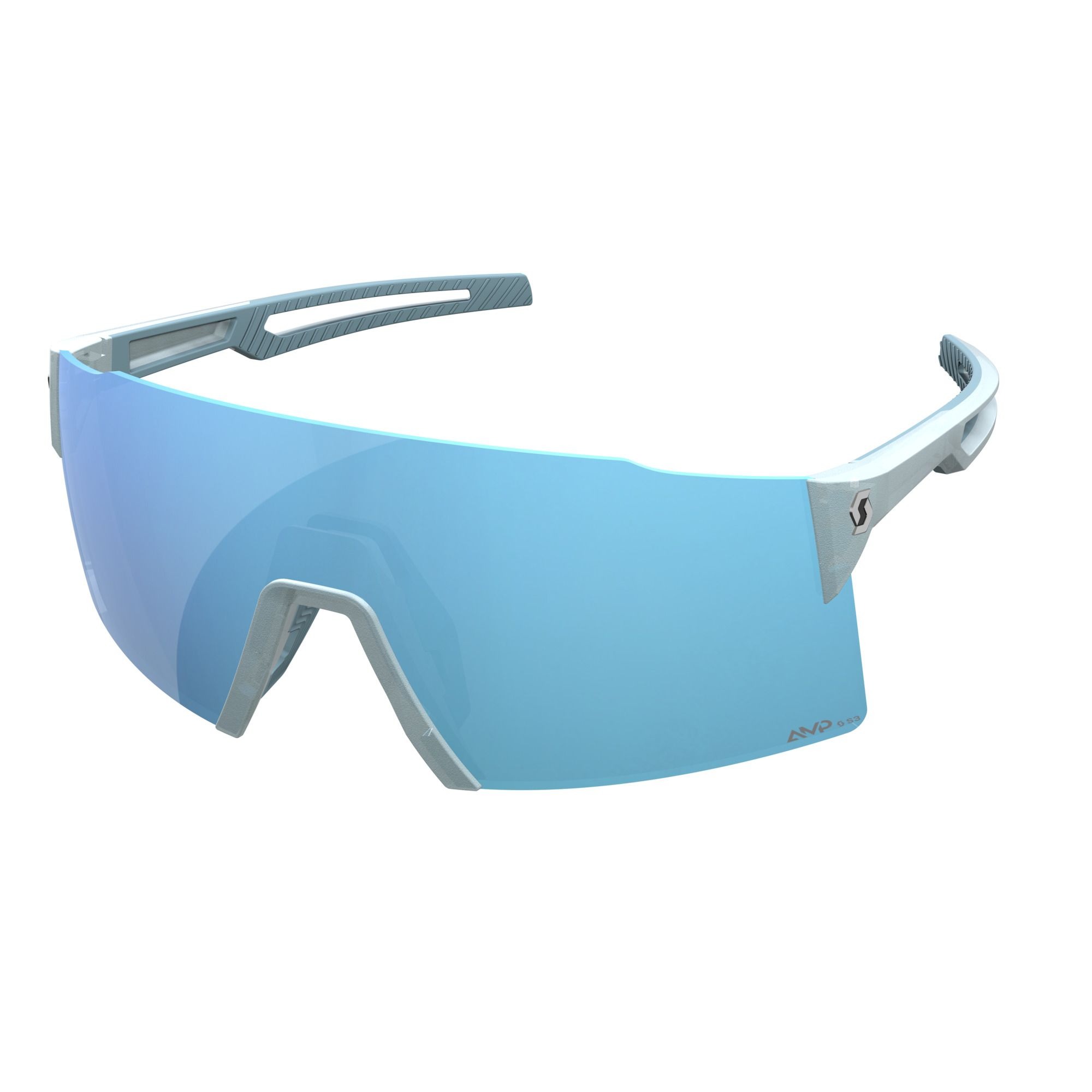 SCOTT Stride Compact cykelbriller morning blue/AMP beryl blue chrome S3