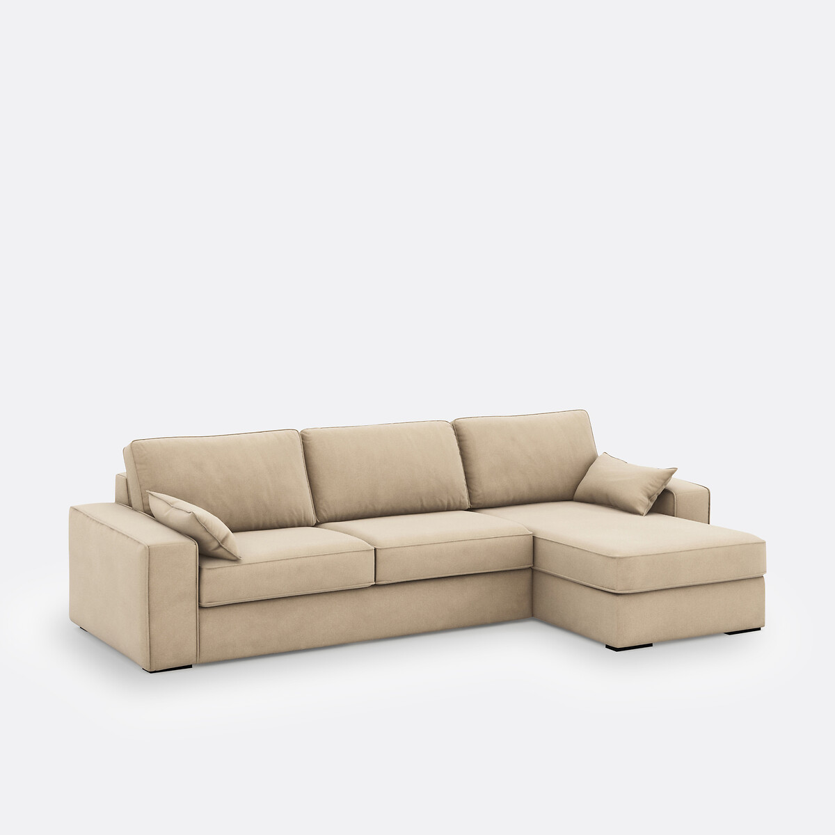 LA REDOUTE INTERIEURS<br>Sofá-cama de canto, poliéster, Bultex Cécilia