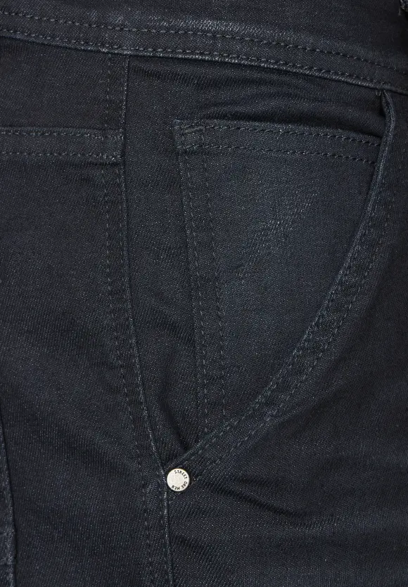 Regular Fit Jeans - dark blue coated