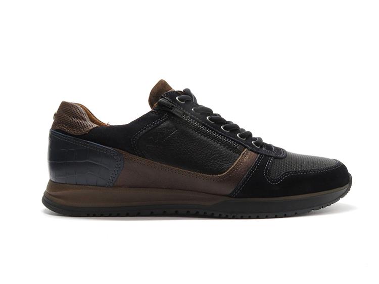 Australian Footwear Browning Leather Black brown navy