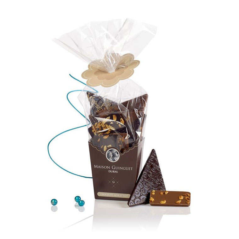 Bouquet de chocolats noirs et laits