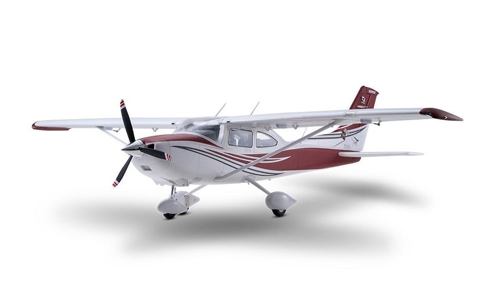 Motorflugzeug Cessna 182 1500 mm Rot, PNP<br>Wendiges Scale STOL Flugmodell