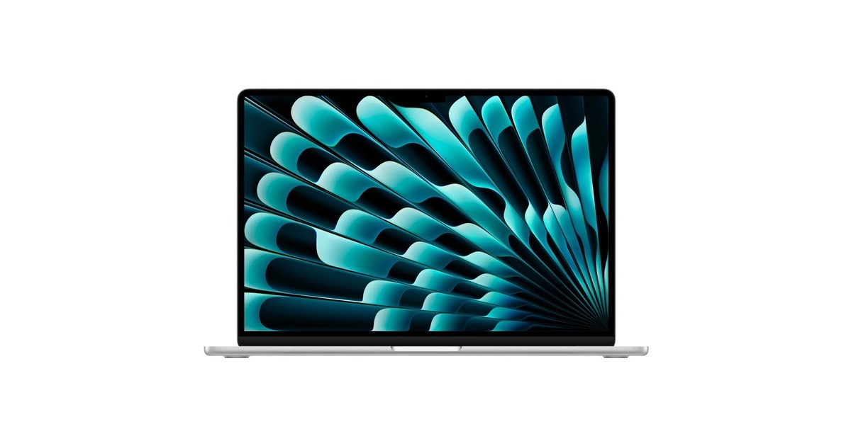 AppleMacBook Air 15 (MQKR3N/A) laptop  (Zilver | M2 | 10-Core GPU | 8 GB | 256 GB SSD)