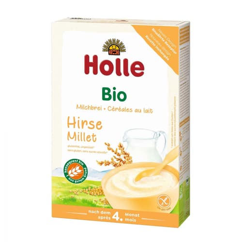 Holle Bio Vollkorngetreidebrei Hirse (glutenfrei)