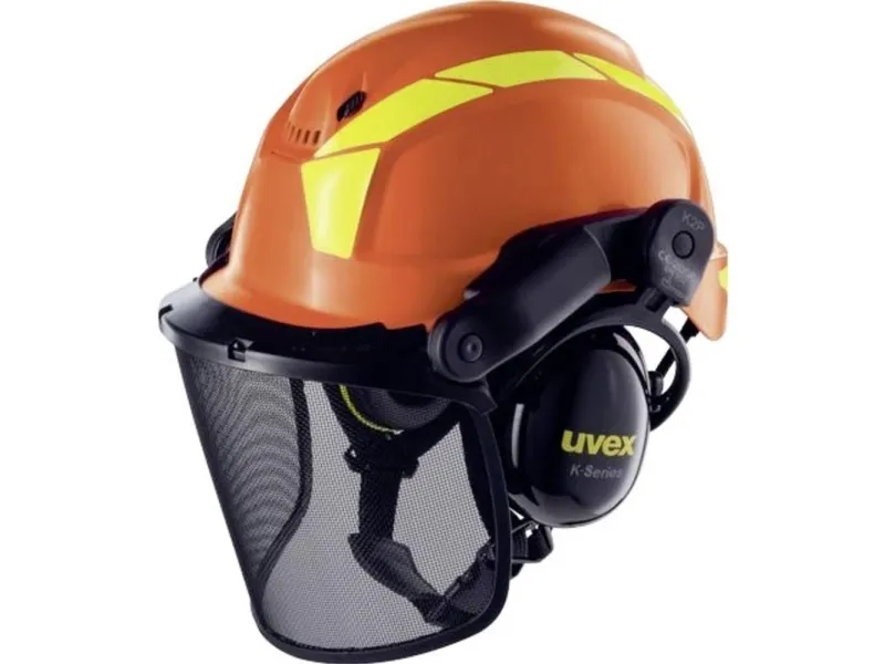 uvex - Sikkerhedshjelm - højdensitets polyetylen (HDPE) - orange
